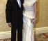 Las Vegas, 2001. Súper elegante, con un traje de Rubén Campos, acompañando a su novio de 70 años en la primera parada del viaje de Menem para la asunción de George W. Bush como Presidente, en Washington.