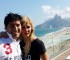 Alberó se reunió con su marido, Iván Zamorano, que es comentarista del Mundial en ESPN.