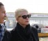 Ellen Barkin también viajó a Venecia. FOTO: AFP