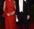 Glamour hollywoodense: El veterano galán Colin Firth y su esposa.