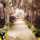 El magnífico arreglo floral fue realizado por el director artístico del Hotel Four Seasons George V de París.