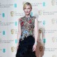 Cate Blanchett en vestido feísimo marca Alexander McQueen. En los premios Bafta, que entrega Academia Británica de las Artes Cinematográficas. En el Royal Opera House, Londres.