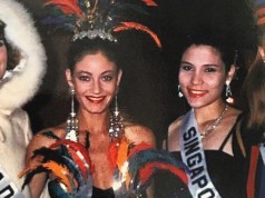 En el Miss Universo de 1992, en Tailandia.