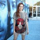 "Sansa" se puso ondera: Sophie Turner con un mini vestido Louis Vuitton. En la premiere de la séptima temprada de la serie Game of Thrones, en Los Angeles.