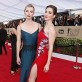 24th Screen Actors Guild Awards ¿ Arrivals ¿ Los Angeles, California, U.S., 21/01/2018 ¿ Betty Gilpin (L) and Alison Brie. REUTERS/Mike Blake AWARDS-SAG/