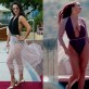 Loreto Aravena como Marlen Olivari en el videoclip Yo Decido. En el desfile de los trajes de baño AC Mare