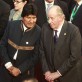 Promoviendo los tejidos bolivianos en el mundo: Evo Morales.