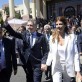 La pareja presidencial más glamorosa:
Mauricio Macri  y María Juliana Awadaal. TODAS LAS FOTOS: AGENCIA UNO