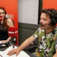 EN EL ESTUDIO RADIAL: Junto a Pablo Reveco en su programa diario.