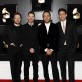 JSX01. Los Angeles (United States), 10/02/2019.- Members of the band Fall Out Boy arrive for the 61st annual Grammy Awards ceremony at the Staples Center in Los Angeles, California, USA, 10 February 2019. (Estados Unidos) EFE/EPA/NINA PROMMER Arrivals - 61st Annual Grammy Awards