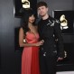 Jameela Jamil, left, and James Blake arrive at the 61st annual Grammy Awards at the Staples Center on Sunday, Feb. 10, 2019, in Los Angeles. (Photo by Jordan Strauss/Invision/AP) 61st Annual Grammy Awards - Arrivals