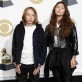 ASD100. Los Angeles (United States), 10/02/2019.- Christopher Cornell Jr (L) and Toni Cornell (R) pose in the press room with the Grammy for Best Rock Performance during the 61st annual Grammy Awards ceremony at the Staples Center in Los Angeles, California, USA, 10 February 2019. (Estados Unidos) EFE/EPA/JOHN G MABANGLO Press Room - 61st Annual Grammy Awards