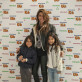 Carla Ballero acompañó a sus niños.