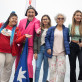 Junto a la reportera boliviana Dayana Molina y los dueños de las pymes que apoyan.