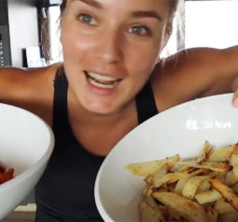 Kika Silva receta papas fritas en Insta
