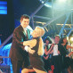 Bailando tango al inicio de la Teletón 2000.