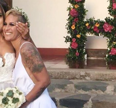 MAría Jimena y Tania García boda instagram