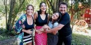 Claudia Pérez Rodrigo Muñoz e hijas