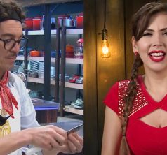 Felipe Ríos y Nataly Chilet en MAsterChef Celebrity