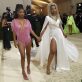 Metropolitan Museum of Art Costume Institute Gala - Met Gala - In America: A Lexicon of Fashion - Arrivals - New York City, U.S. - September 13, 2021. Halle Bailey and Chloe Bailey. REUTERS/Mario Anzuoni