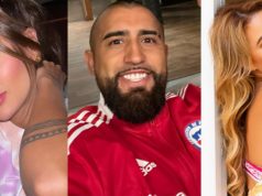 Arturo Vidal Sonia Isaza Daniella Durán