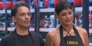 Camila Recabarren y Alvaro López en MasterChef