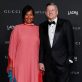 Netflix CEO Ted Sarandos and his wife Nicole Avant pose at the LACMA Art+Film Gala in Los Angeles, California, U.S. November 6, 2021. REUTERS/Mario Anzuoni