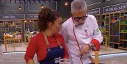 Paola Troncoso y Sergi Arola en El Discípulo del Chef