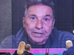 3 de diciembre del 2021/SANTIAGO
Ricardo Montaner por zoom, durante la Teleton 2021, en el Teatro Teleton en la comuna de Santiago.
FOTO: SEBASTIAN BELTRAN GAETE/AGENCIAUNO