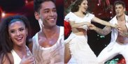 Thiago Cunha y Chantal Gayoso en Bailando por un Sueño y Aquí Se Baila