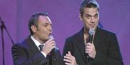 Robbie Williams y Lucho Jara pantallazo