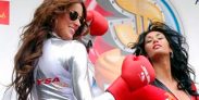 Adriana Barrientos y Pamela Díaz boxeo archivo