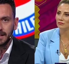 Mauricio Pinilla y Gissella Gallardo en ESPN 556