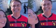 Daniela Aránguiz y Jair Bolsonaro