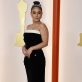 Vanessa Hudgens poses on the champagne-colored red carpet during the Oscars arrivals at the 95th Academy Awards in Hollywood, Los Angeles, California, U.S., March 12, 2023. REUTERS/Eric Gaillard