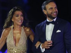 17 de Febrero del 2023 / VIÑA DEL MAR  
Carolina Arregui y Rodrigo Sepulveda durante la Di Mondo en la noche Cero del Festival Internacional de la Canción de Viña del Mar 2023
FOTO: DIEGO MARTIN / AGENCIAUNO