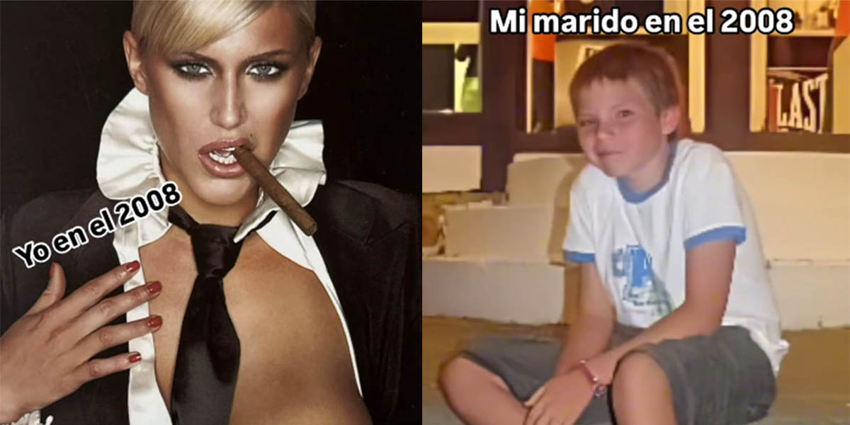 «Yo en el 2008… Mi marido en el 2008»: Wilma González bromea con la diferencia de edad con su esposo