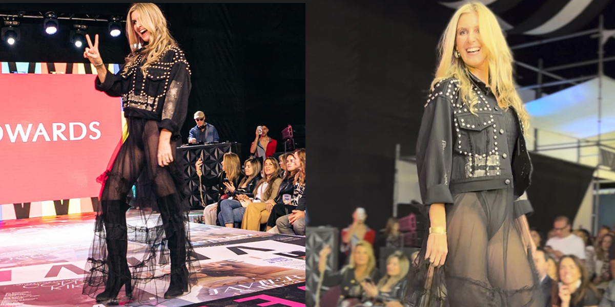 «¡La media sorpresa!»: puros aplausos para Marcela Sabat y su look en el desfile a beneficio de la fundación de Cecilia Bolocco