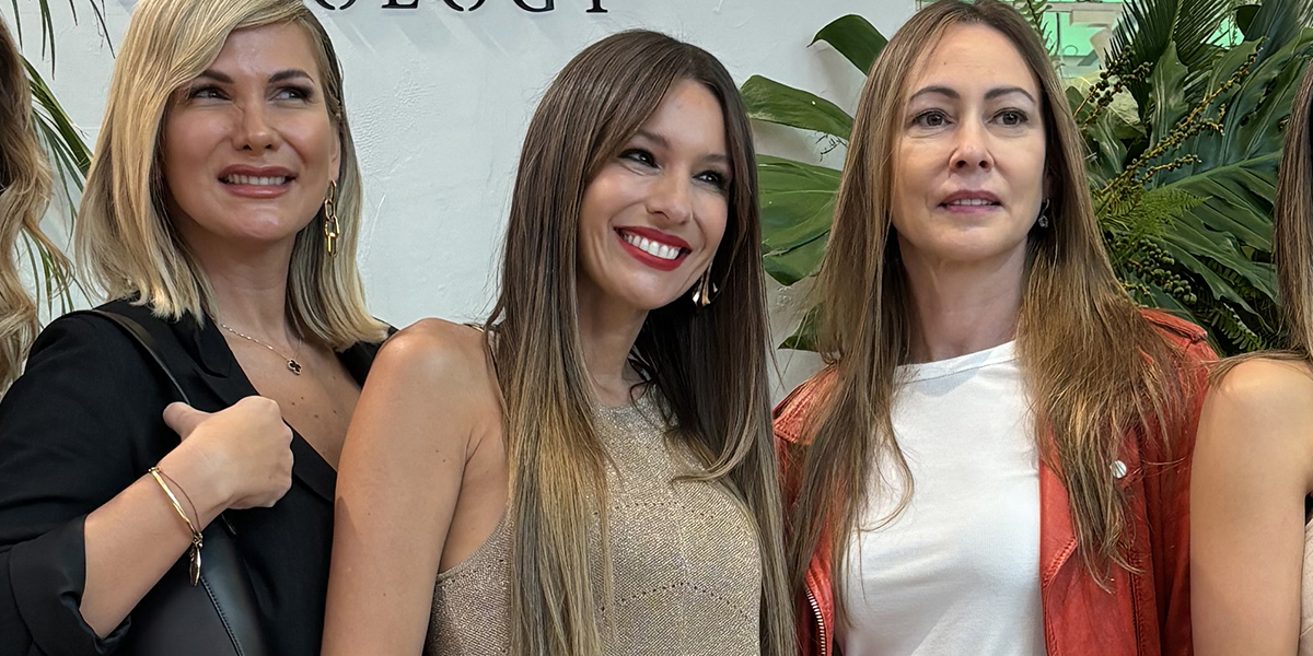 Lorena Alamos, quien fue polola de Camiroaga, y María Alberó: el círculo de hierro de Pampita la acompañó en evento de Falabella, tienda donde reemplazó a Bolocco